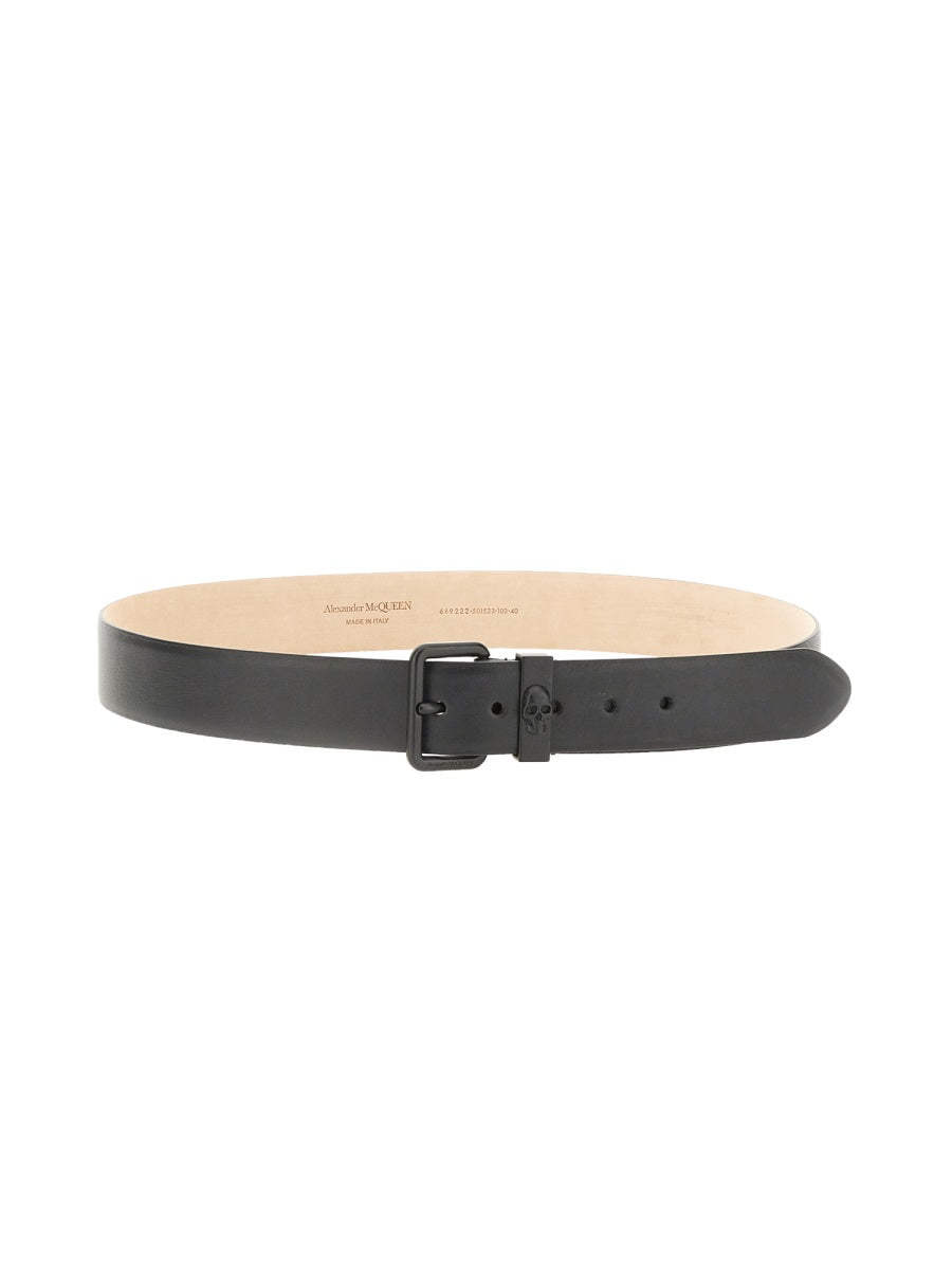 Alexander McQueen, Leather Logo Belt