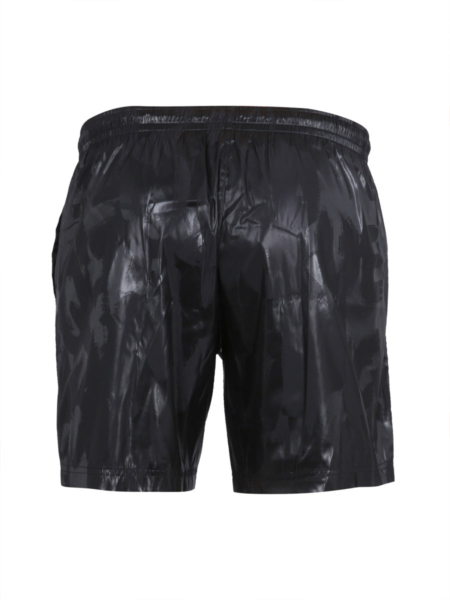 Alexander McQueen, Graffiti Print Swim Shorts