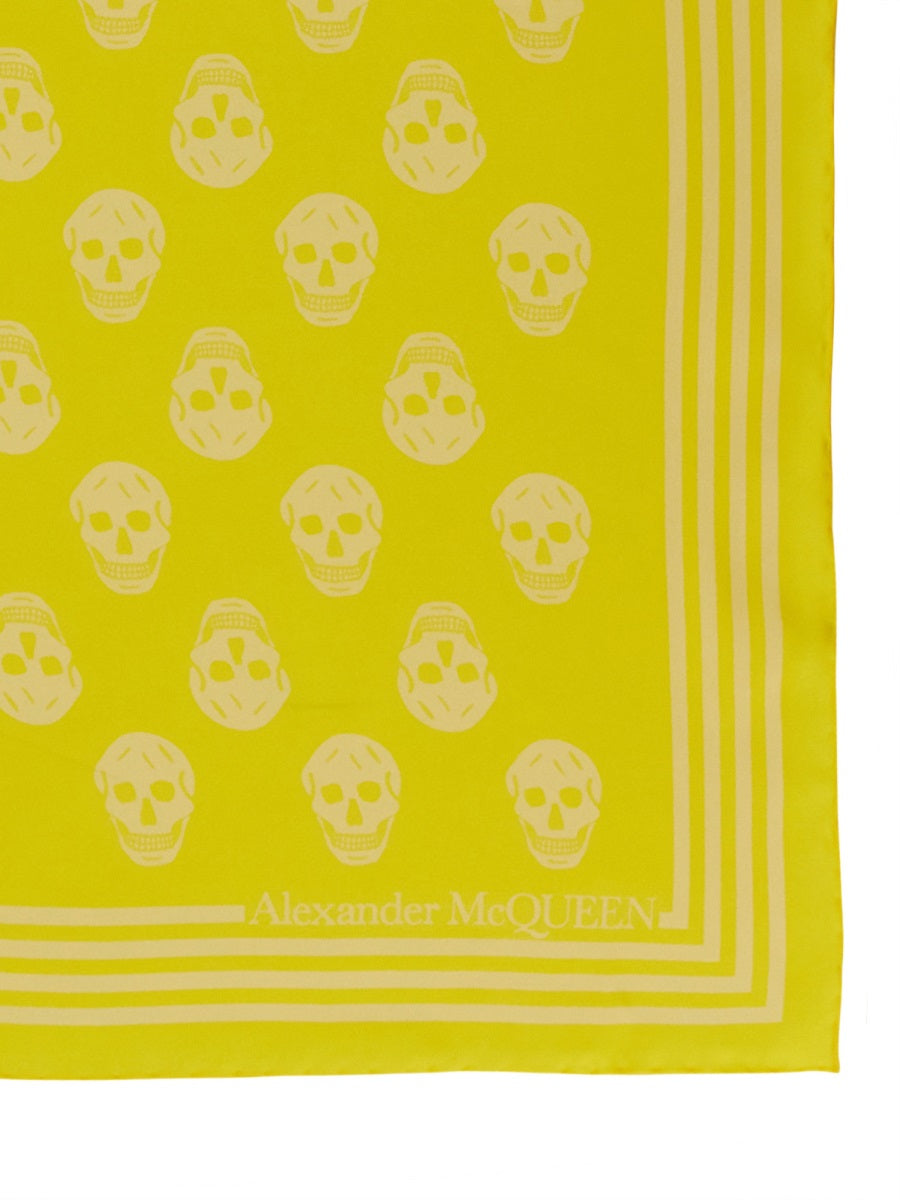 Alexander McQueen, Biker Skull Print Scarf