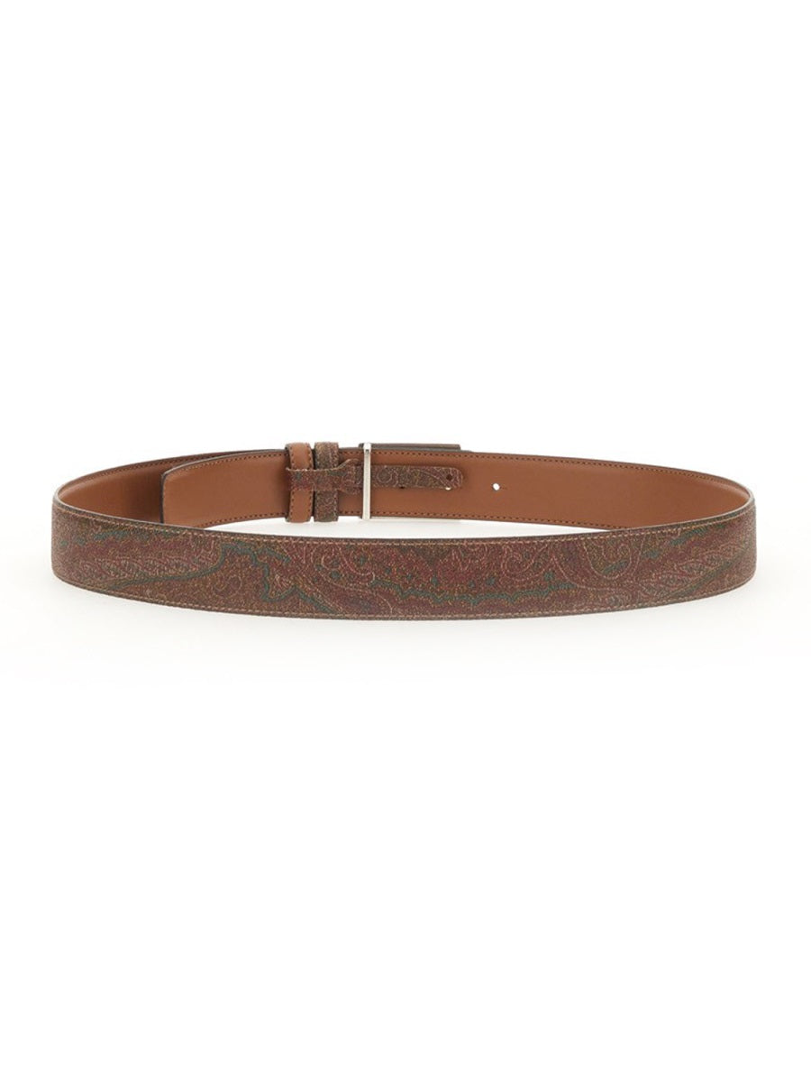 Etro, Reversible Cotton-Blend Belt