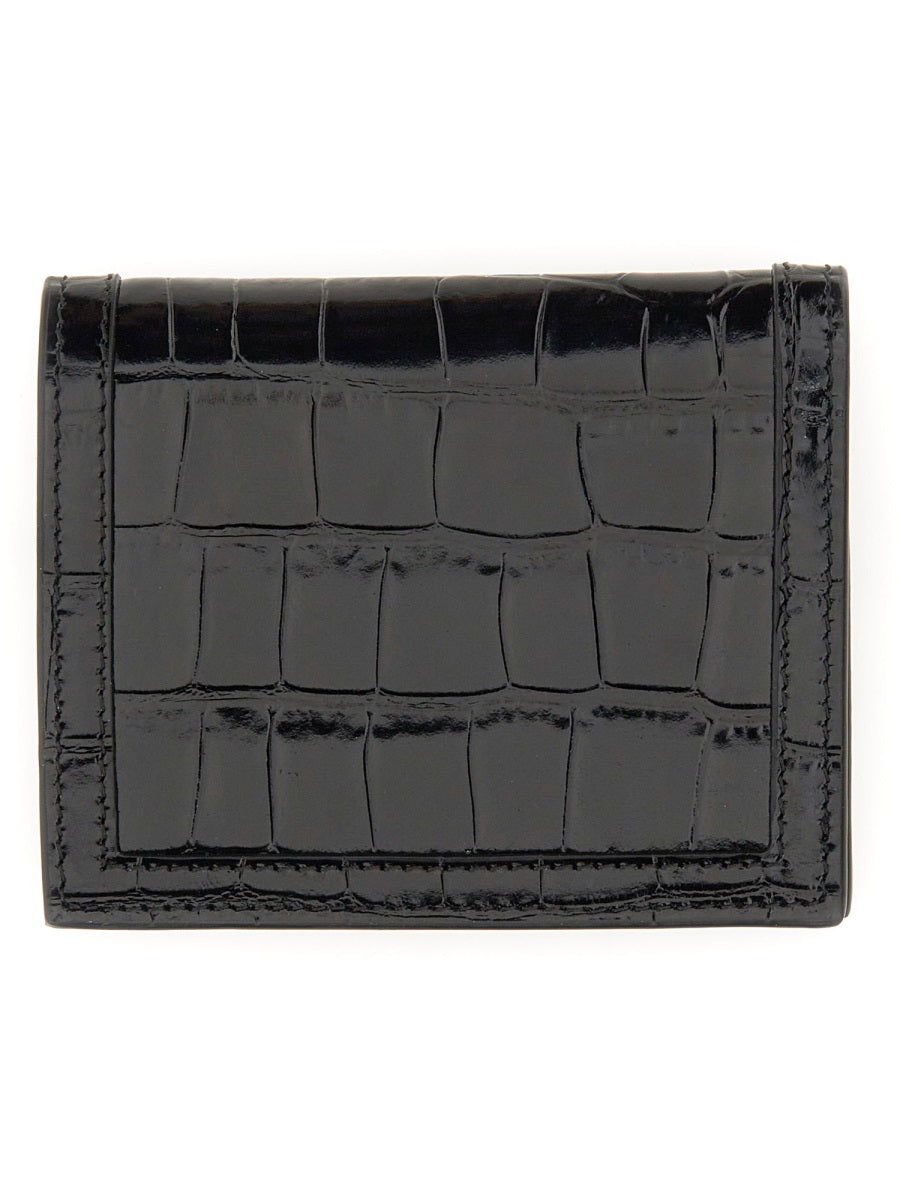 Versace, Greca Goddess Leather Wallet