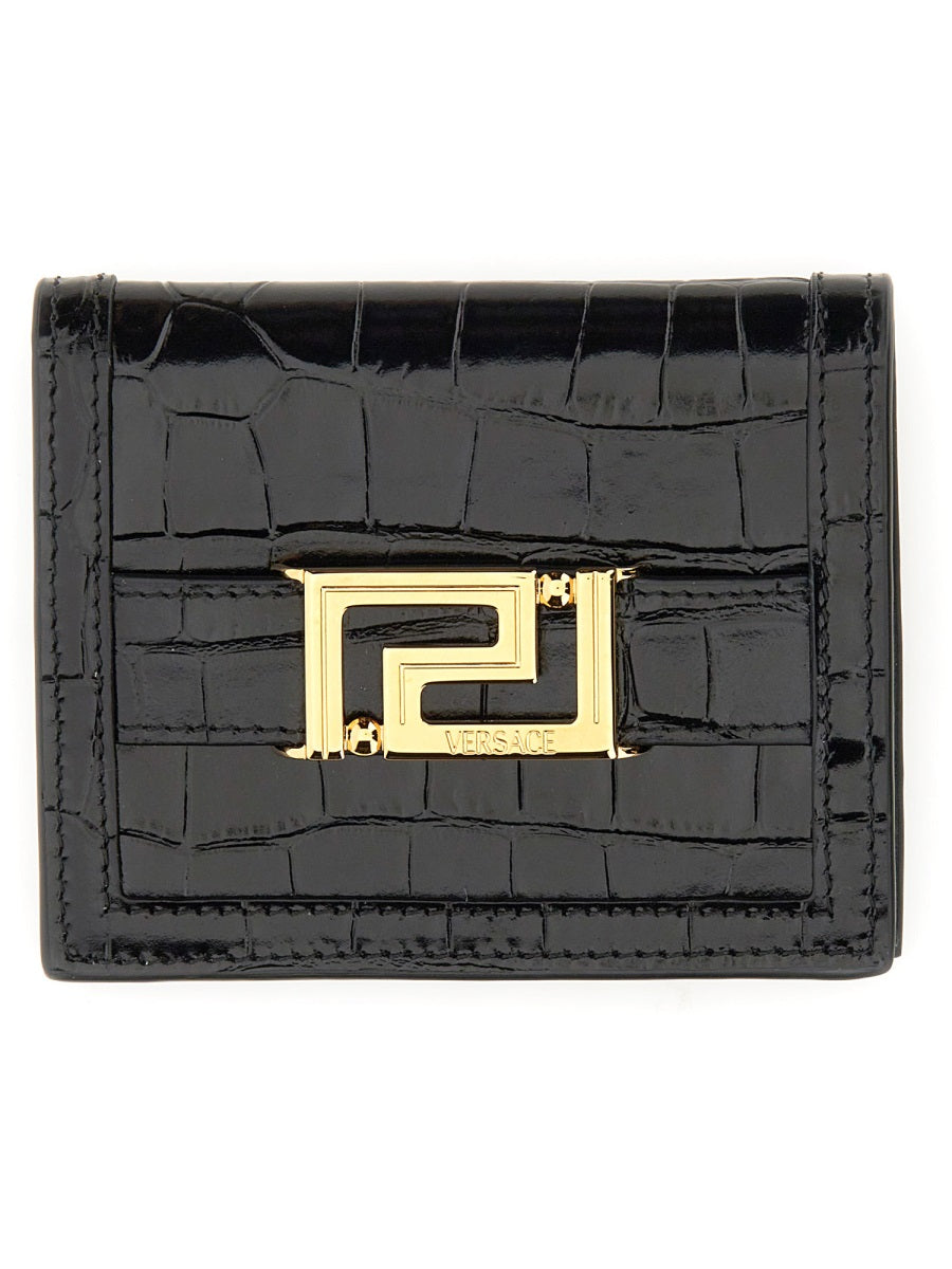 Versace, Greca Goddess Leather Wallet