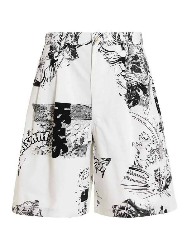 Comme Des Garçons, Christian Marclay Wide-Leg Shorts