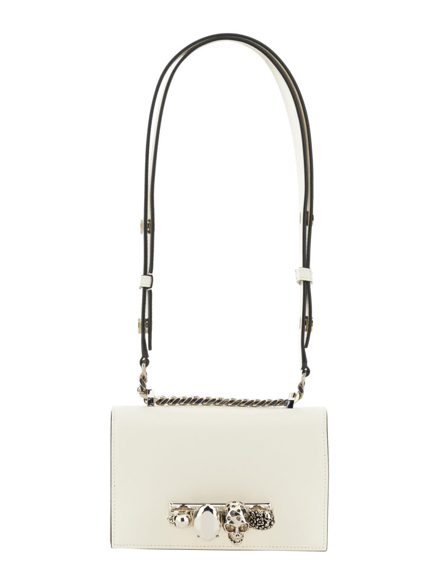 Alexander McQueen, Calfskin Jewelled Satchel Shoulder Bag