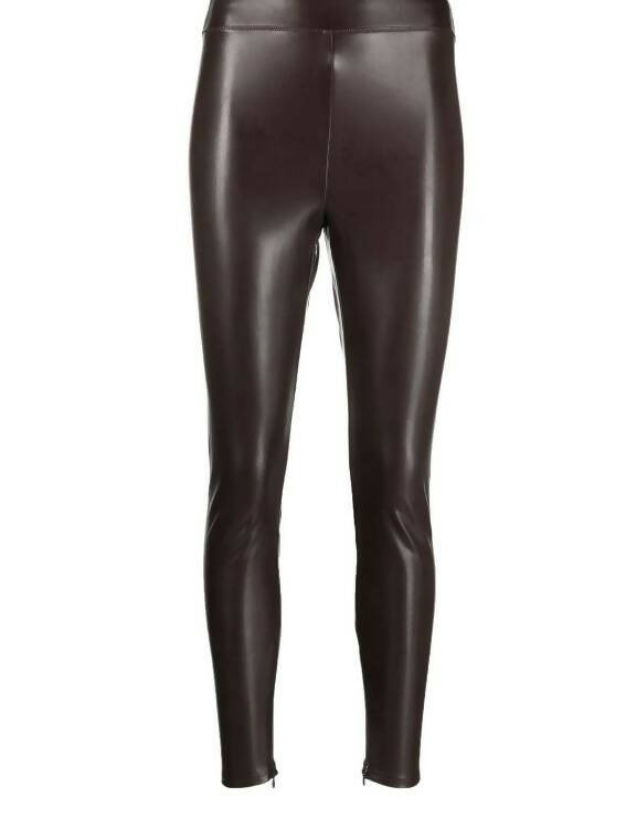 Michael Kors, Faux-leather Ankle-zip Leggings