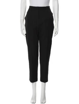 Alexander McQueen, High Waist Wool Cigarette Pants