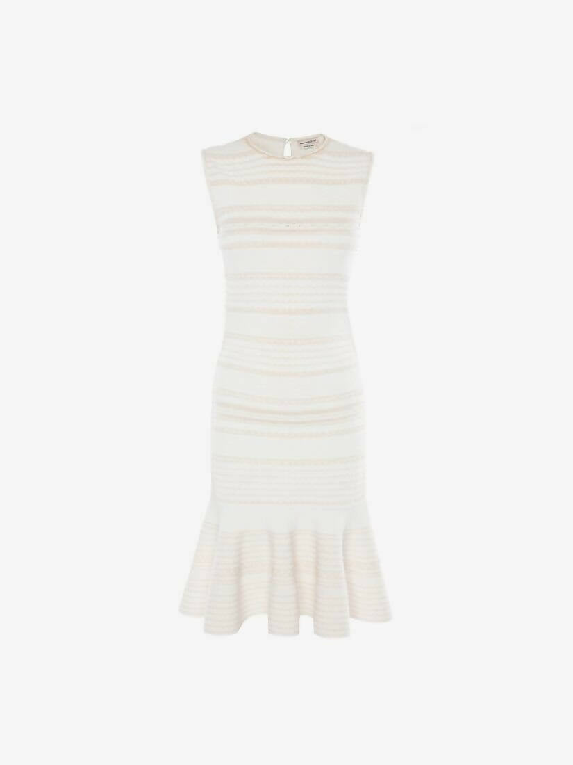 Alexander McQueen, Textured Knit Mini Dress