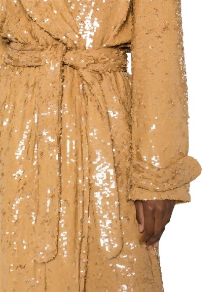 Dries Van Noten, Embellished Belted Coat