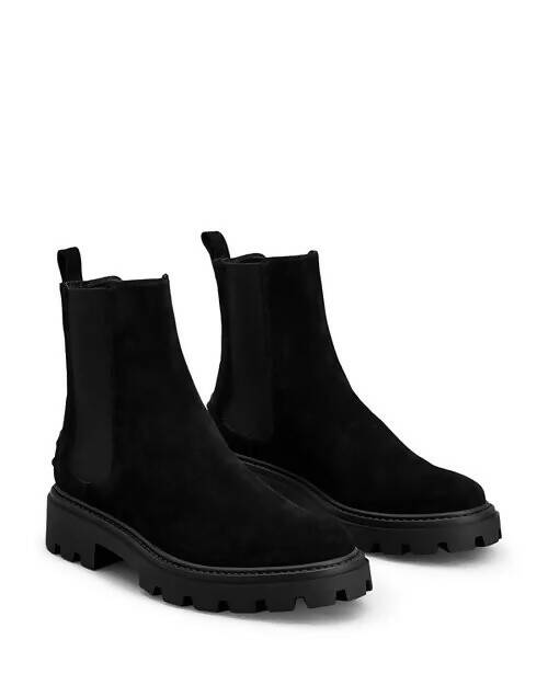 Tod's, Pull On Lug Chelsea Boots