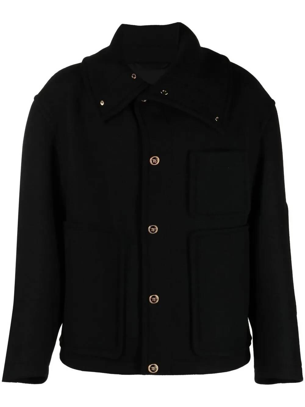 Versace, Medusa Wool Blouse Jacket