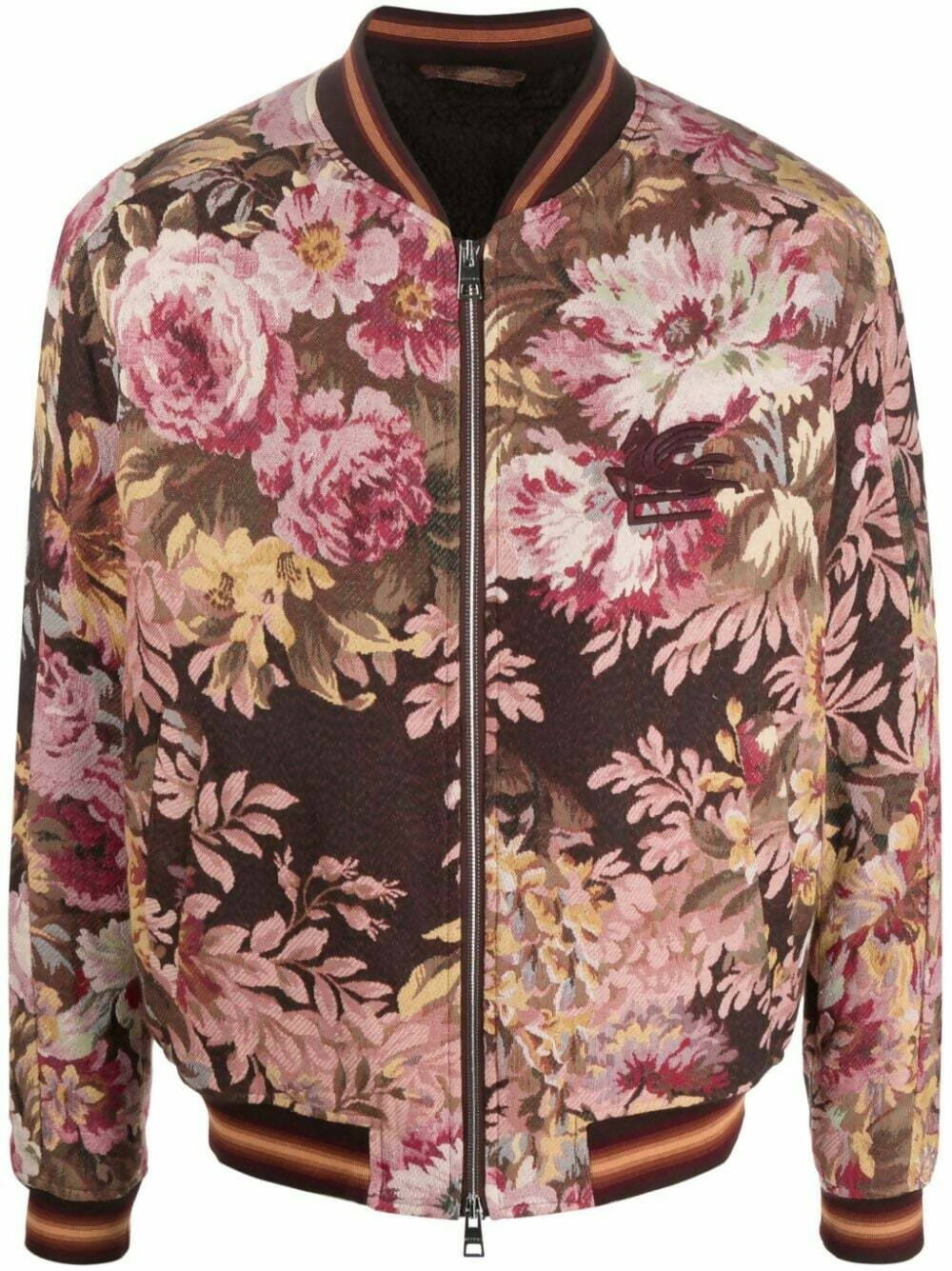 Etro, Floral Print Bomber Jacket