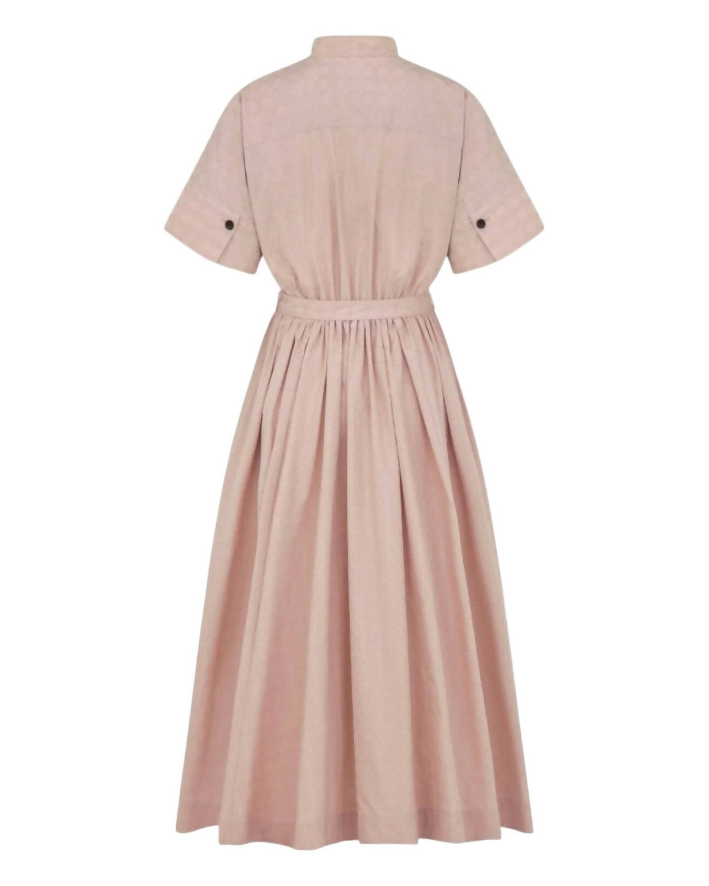 Christian Dior, Melocoton Mid-Length Belted Macrocannage Dress