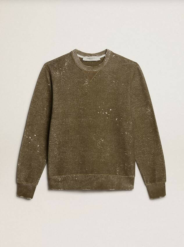 Golden Goose, Journey Distressed Cotton Sweatshirt