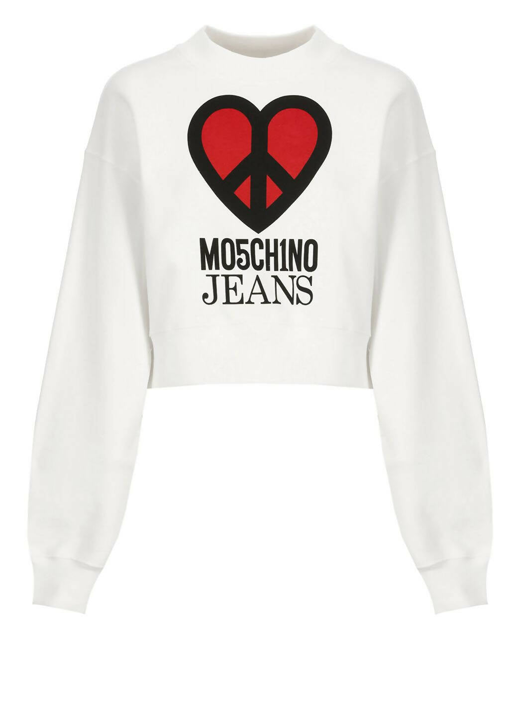 Moschino Jeans, Logo-Print Cotton Jumper