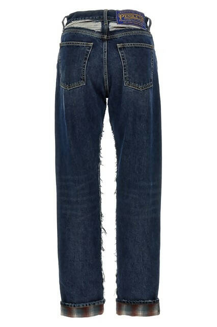 Maison Margiela, Ripped Straight Leg Jeans