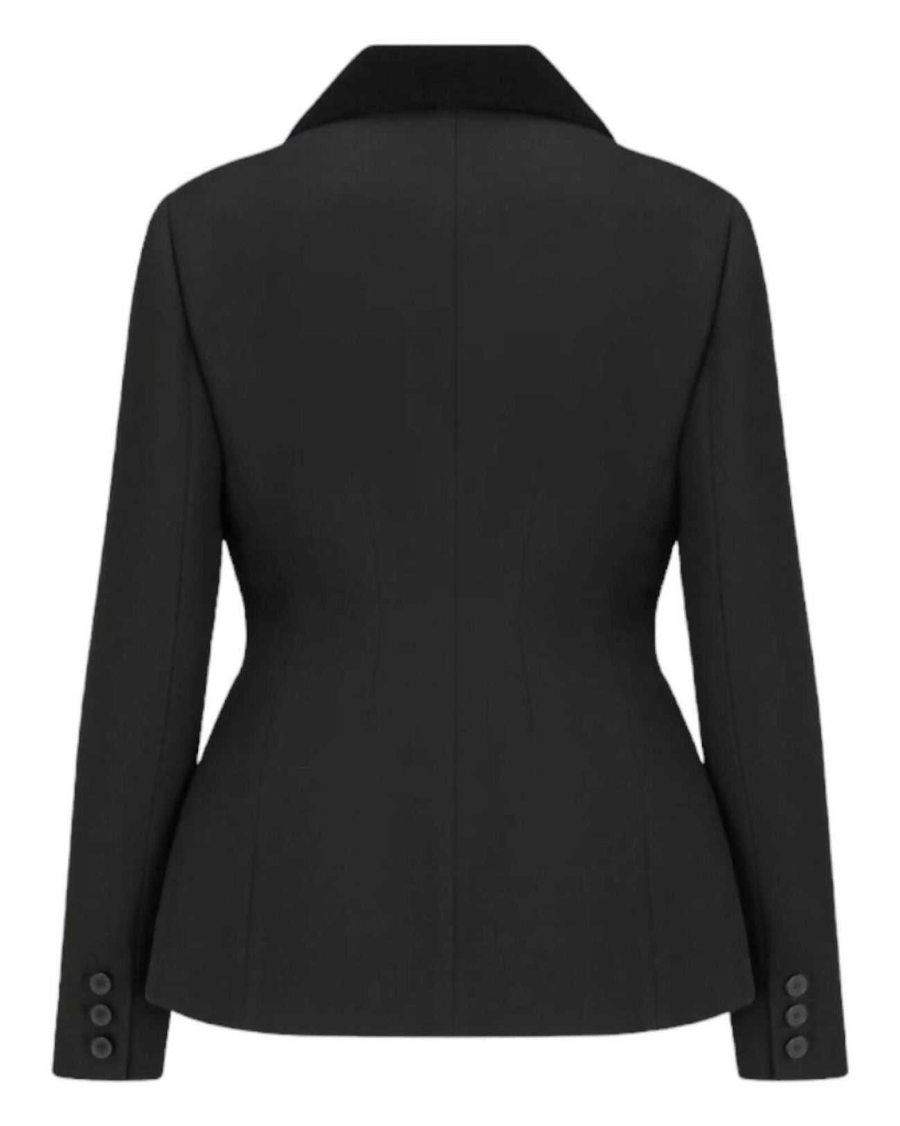 Christian Dior, Velvet-Effect Wool and Silk Fitted Jacket